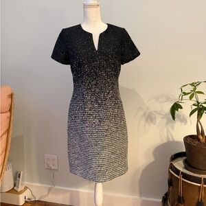 Karl Lagerfeld Black and White Mini Dress